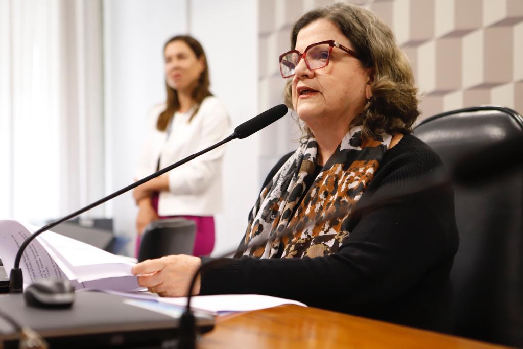 Senadora Teresa Leitão (PT-PE) no Senado.